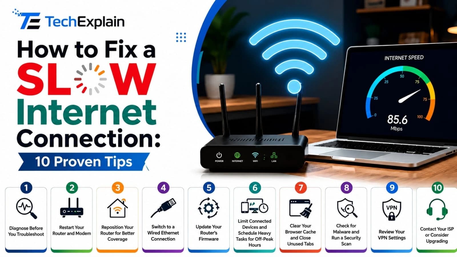 How to Fix a Slow Internet Connection: 10 Proven Tips